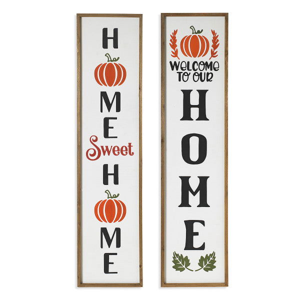 Wood Harvest Engraved Porch Sign
