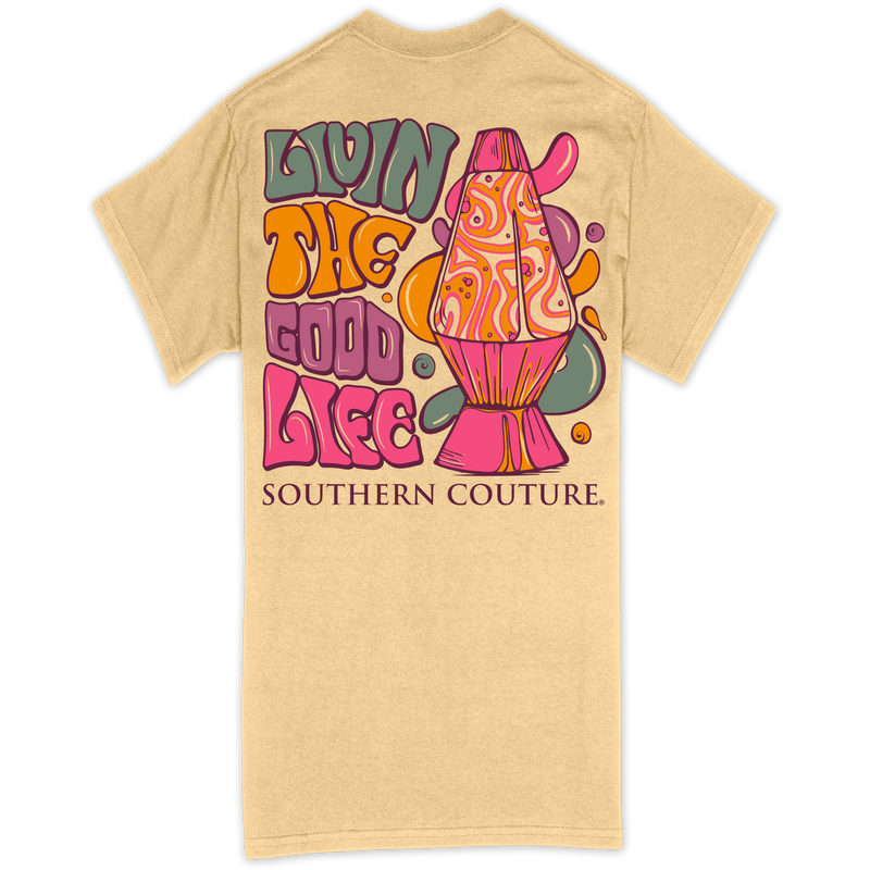 Southern Couture Short Sleeve Tee - LIVIN THE GOOD LIFE - Monogram Market