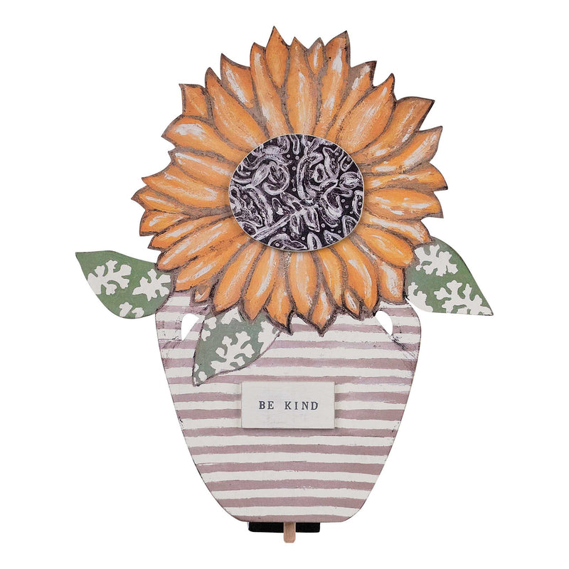 Be Kind Sunflower Topper - Monogram Market