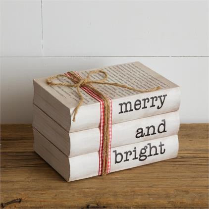 Merry and Bright Stamped Book Set - Monogram Market