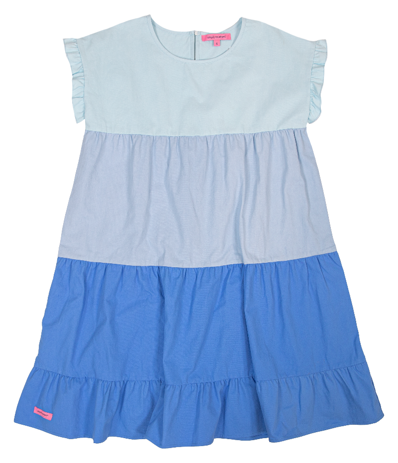 Simply Southern - Color Block Dress, Blue - Monogram Market