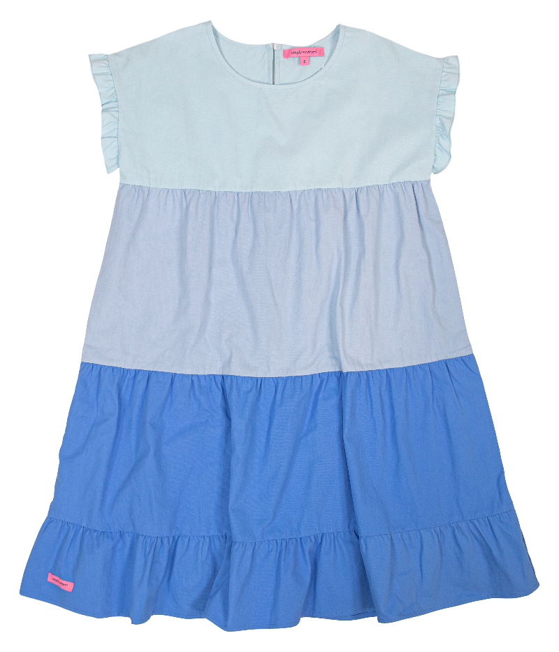 Simply Southern Blue Color Block Dress XL Simply Southern Blue Color Block Dress XL