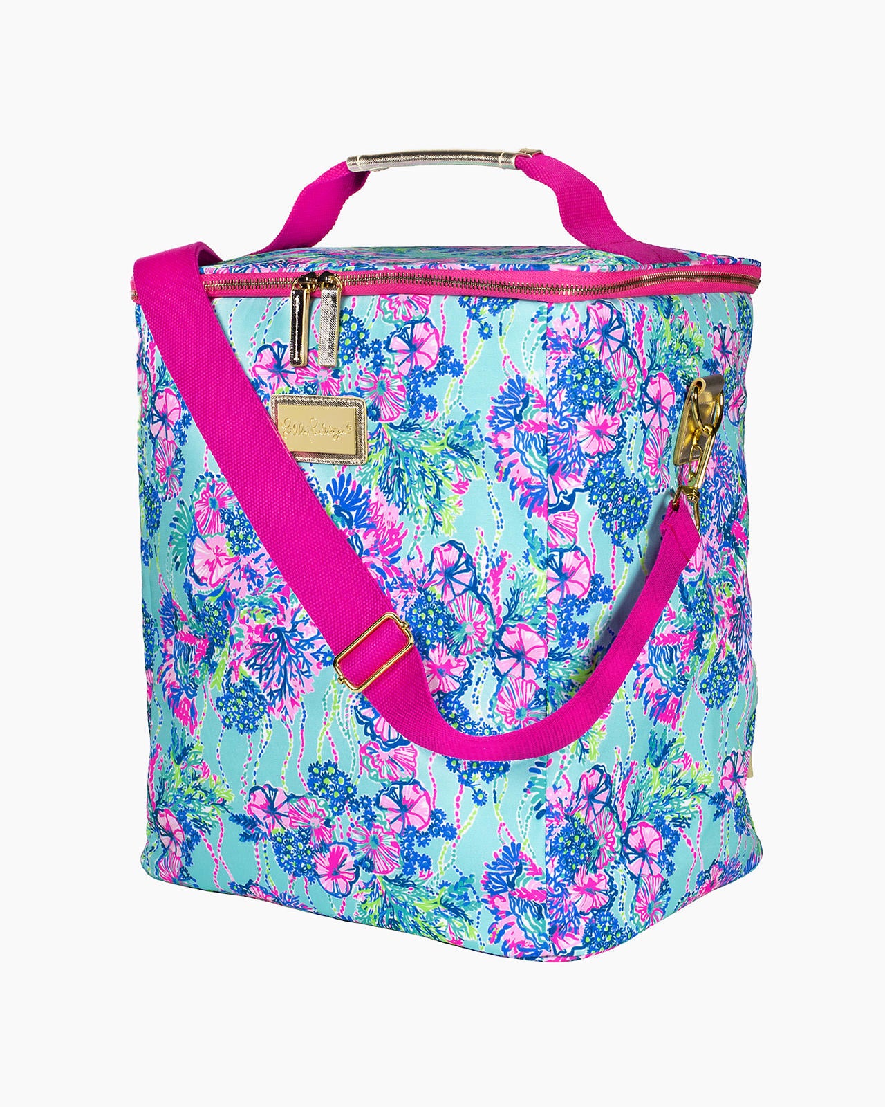 Lilly Pulitzer Wine Carrier, Bringing Mermaids Back - Thumbnail 3