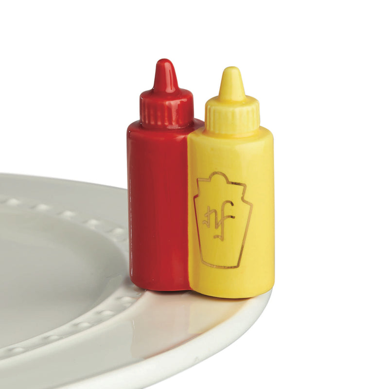 Nora Fleming Main Squeeze, Ketchup & Mustard Mini - Monogram Market