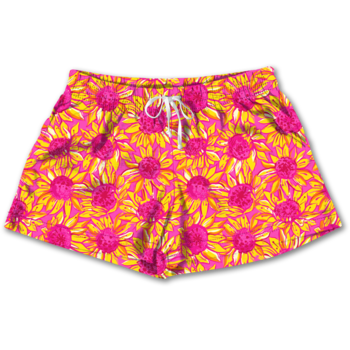 Southern Couture Lounge Shorts, Sunflowers - Monogram Market