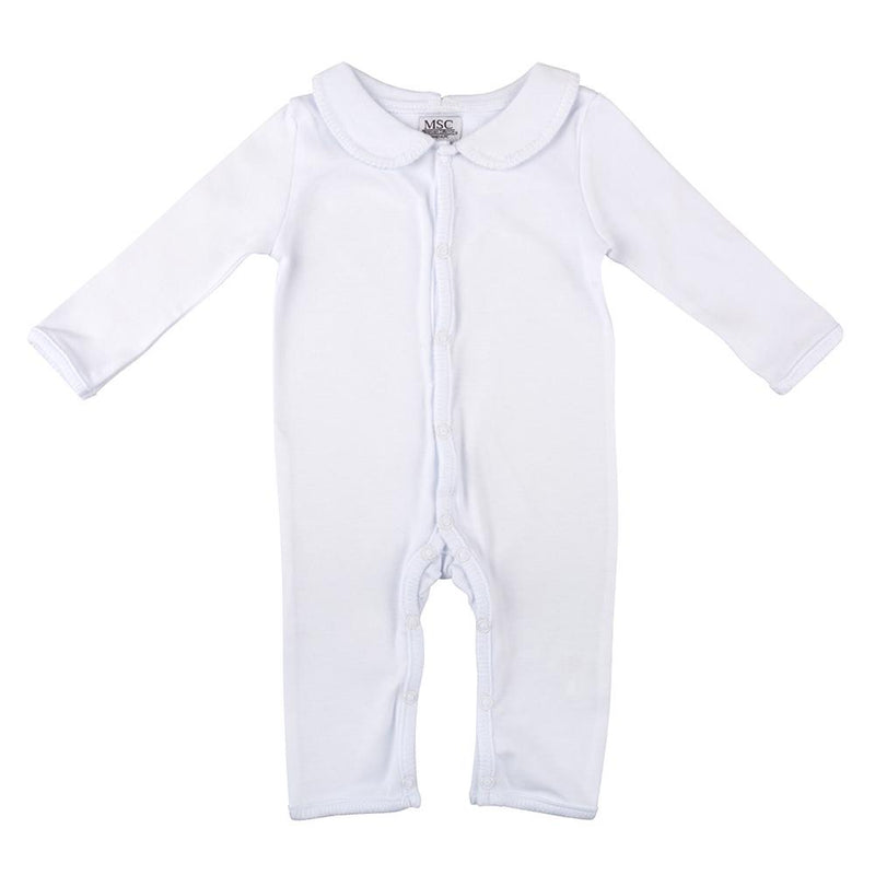 White Homecoming Stitch Baby Outfit, 0-6 Months - Monogram Market