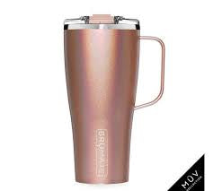 BrüMate TODDY XL 32 oz Insulated Coffee Mug - Glitter Rose Gold - Monogram Market