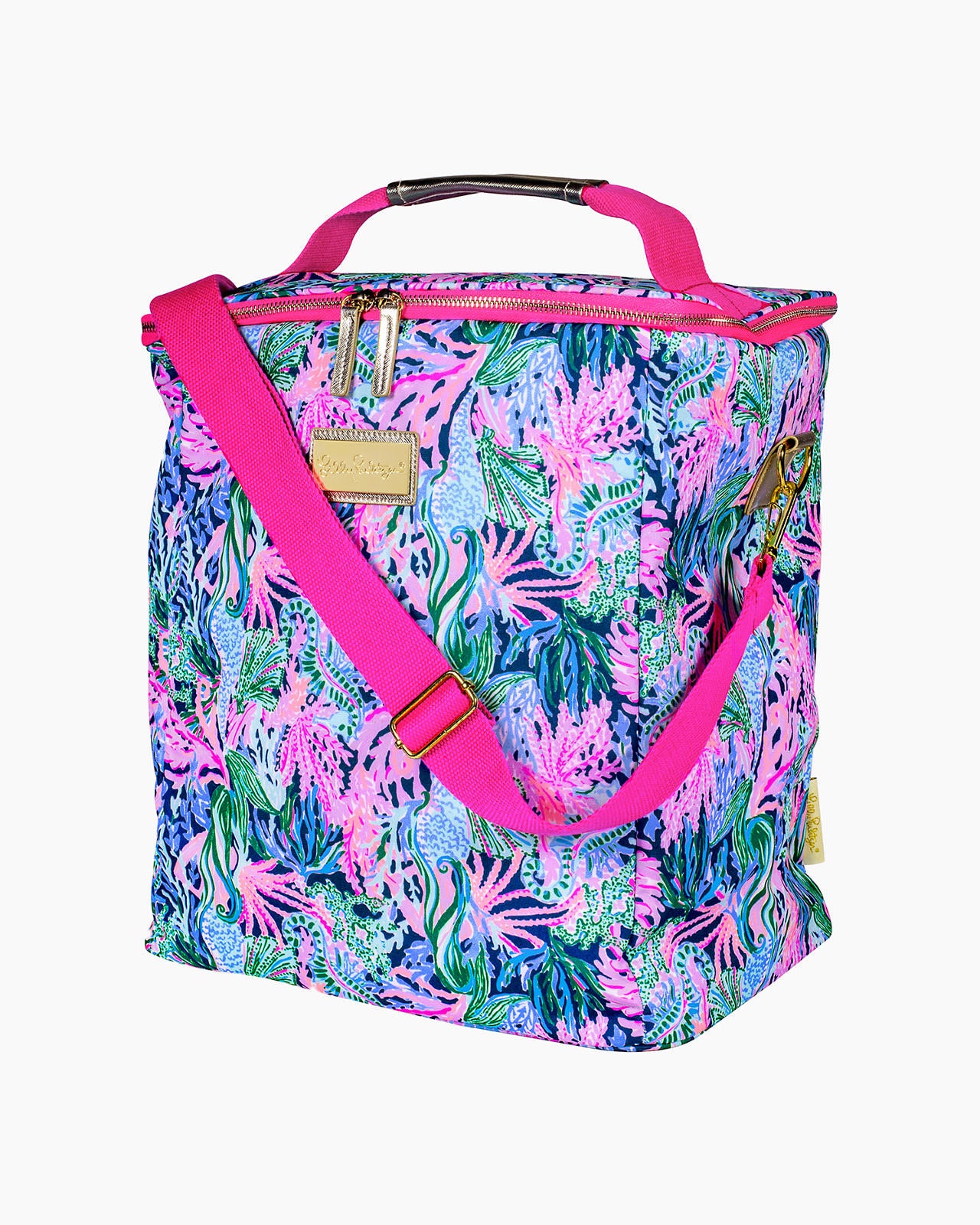 Lilly Pulitzer Wine Carrier, Bringing Mermaids Back - Thumbnail 4