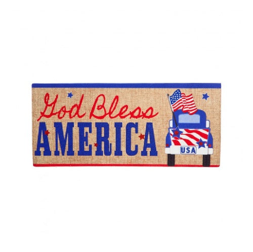 “God Bless America” Sassafras Switch Mat - Monogram Market