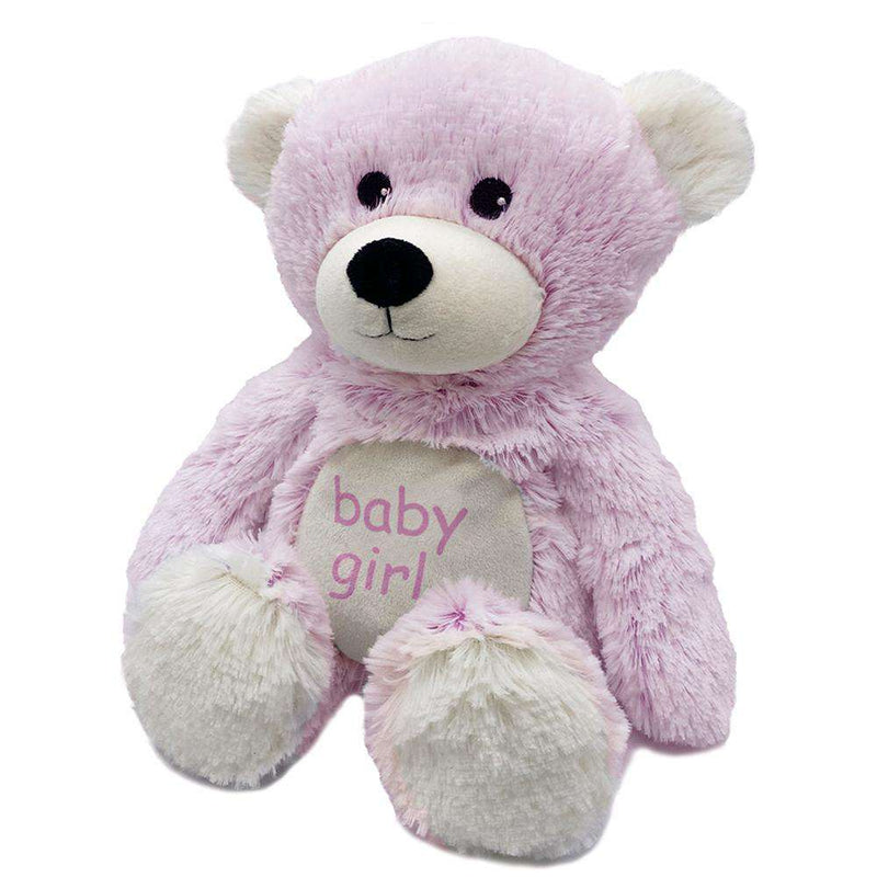 Warmies® Pink Baby Girl Bear - Monogram Market