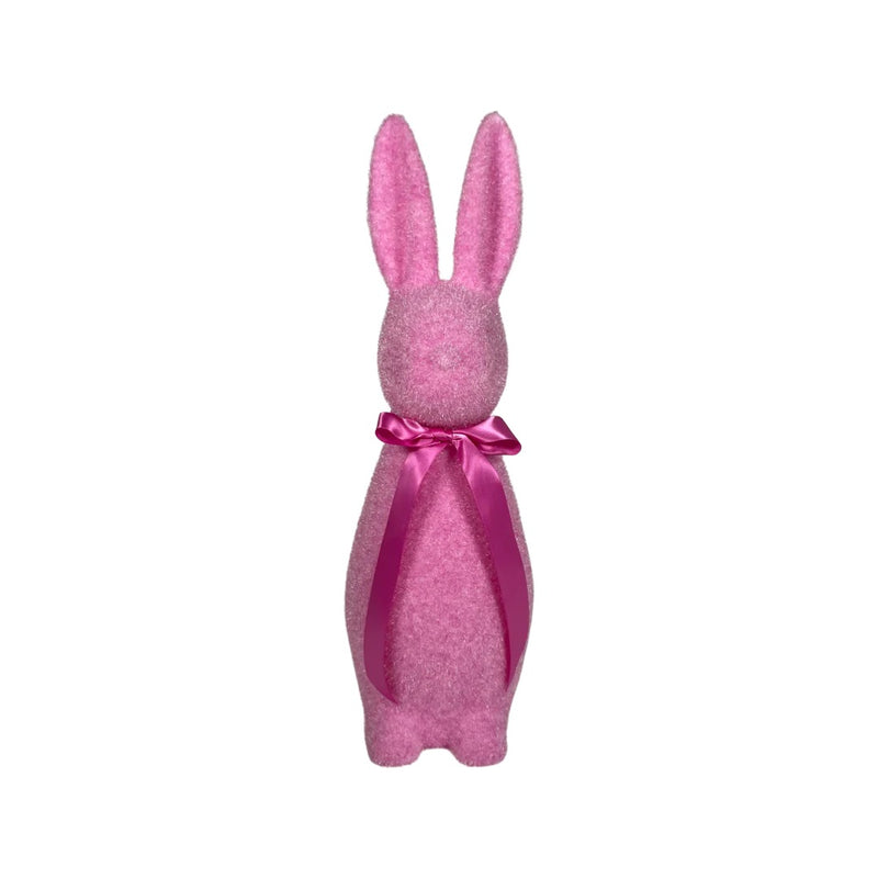 Flocked Easter Bunny - MEDIUM, 16” **RESTOCKING EARLY MARCH** - Monogram Market