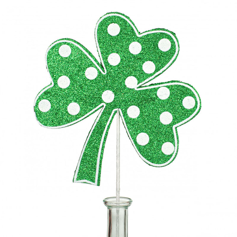 Clover with Polka Dots Pick, 19" - Monogram Market