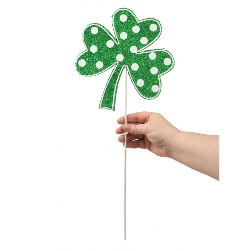 Clover with Polka Dots Pick, 19" - Monogram Market