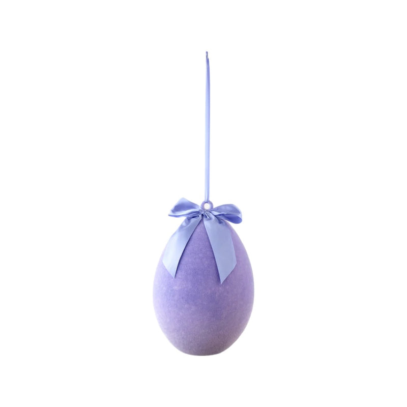 Flocked Hanging Egg Display, 10" & 15.75" - Monogram Market