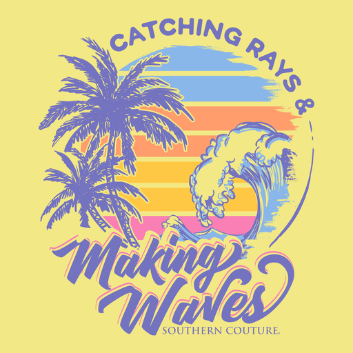 Southern Couture - Catching Rays & Making Waves, Short Sleeve - Monogram Market