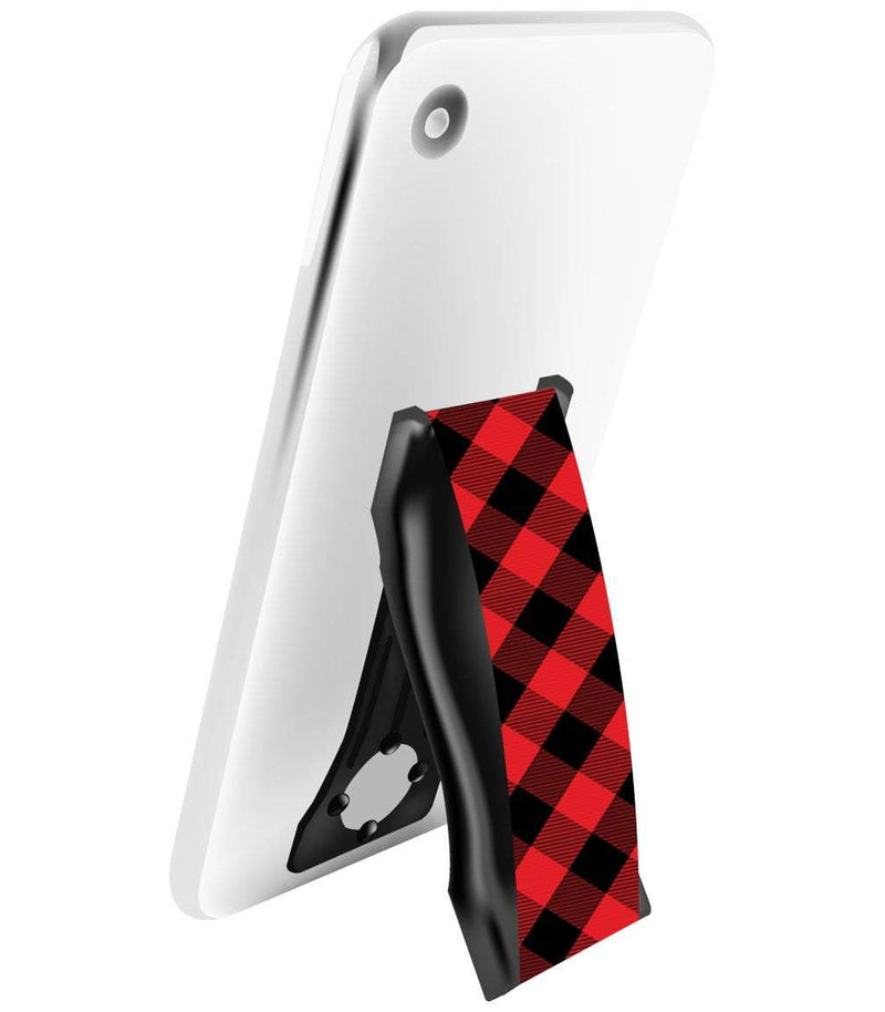 LoveHandle PRO Phone Grip - Red Flannel - Monogram Market