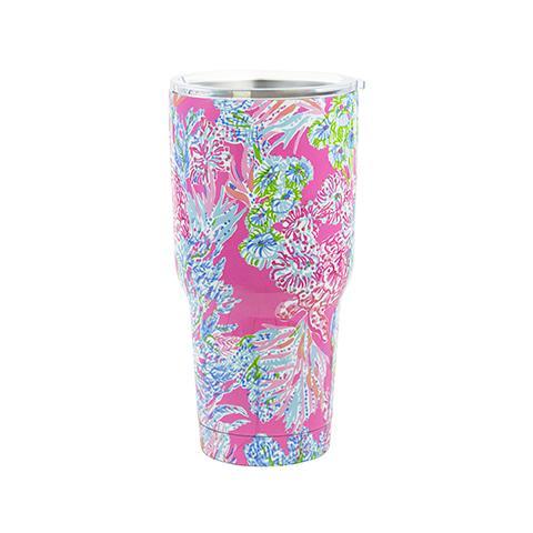 Lilly Pulitzer Insulated Tumbler, Seaing Things - Monogram Market