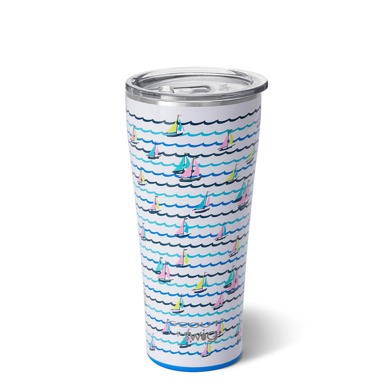 SCOUT + SWIG - 32oz Tumbler, Boats and Rows - Monogram Market