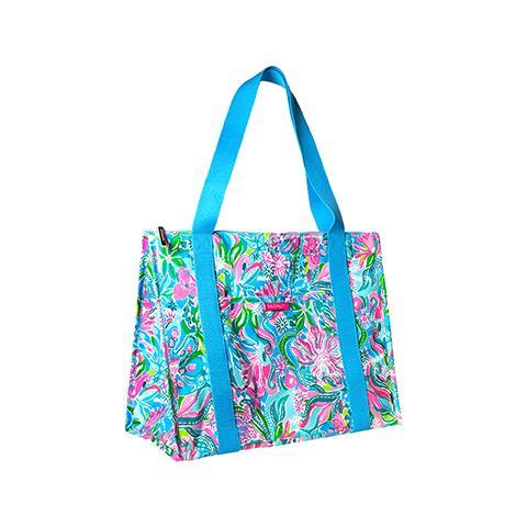 Lilly Pulitzer Insulated Market Shopper, Bringing Mermaid Back - Thumbnail 3