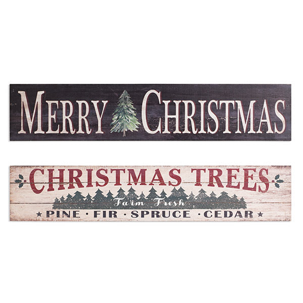 Wooden Holiday Sign - Wall Decor