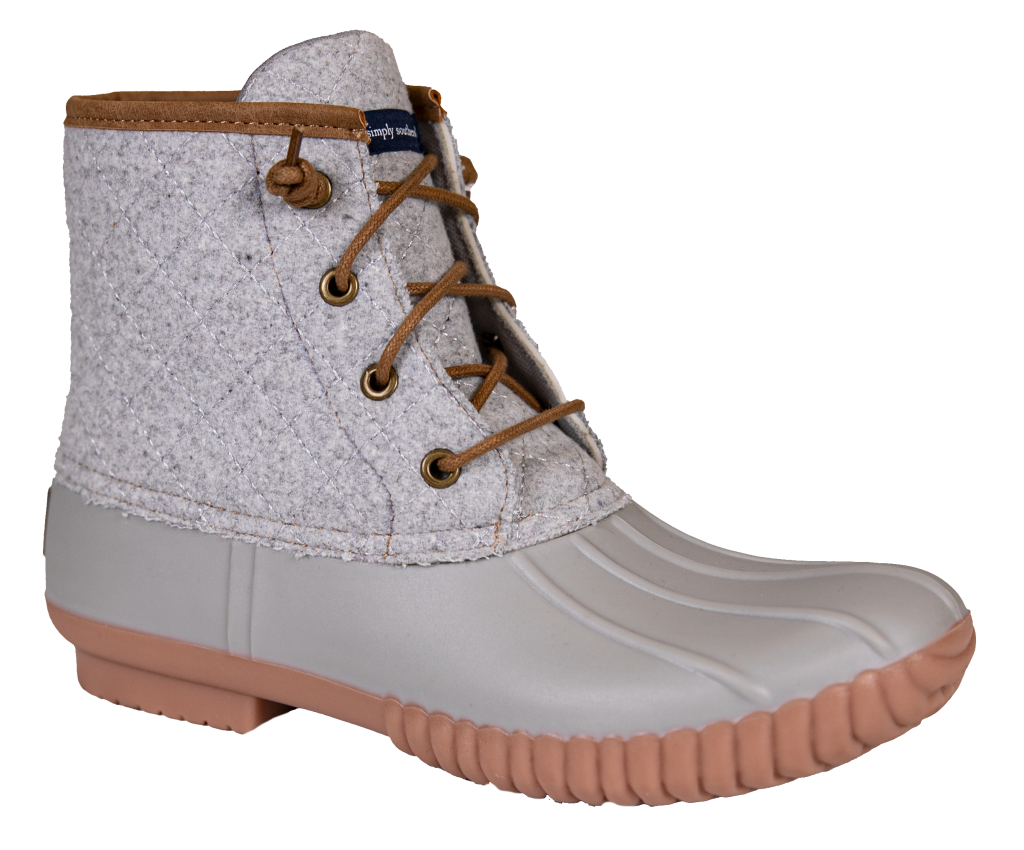 Simply Southern Duck Boots in Heather Gray - Monogram Market