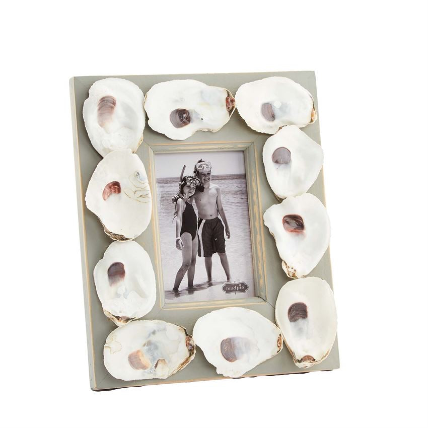 Mud Pie Oyster Shell Shadow Box Frame