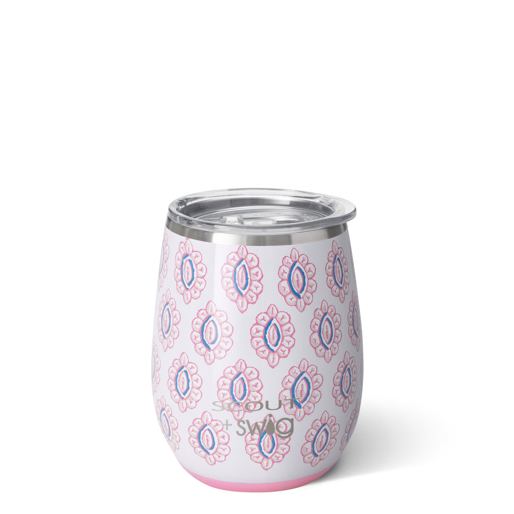 SCOUT + Swig Rose’s Luxe. Stemless Cup, 14 oz. - Monogram Market