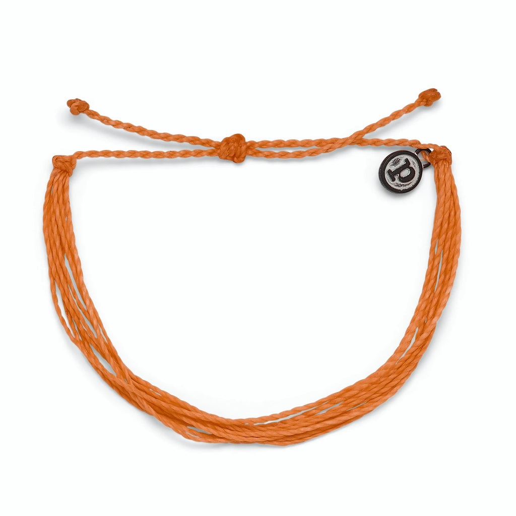 PuraVida Bright Solid Bracelet, Orange - Monogram Market