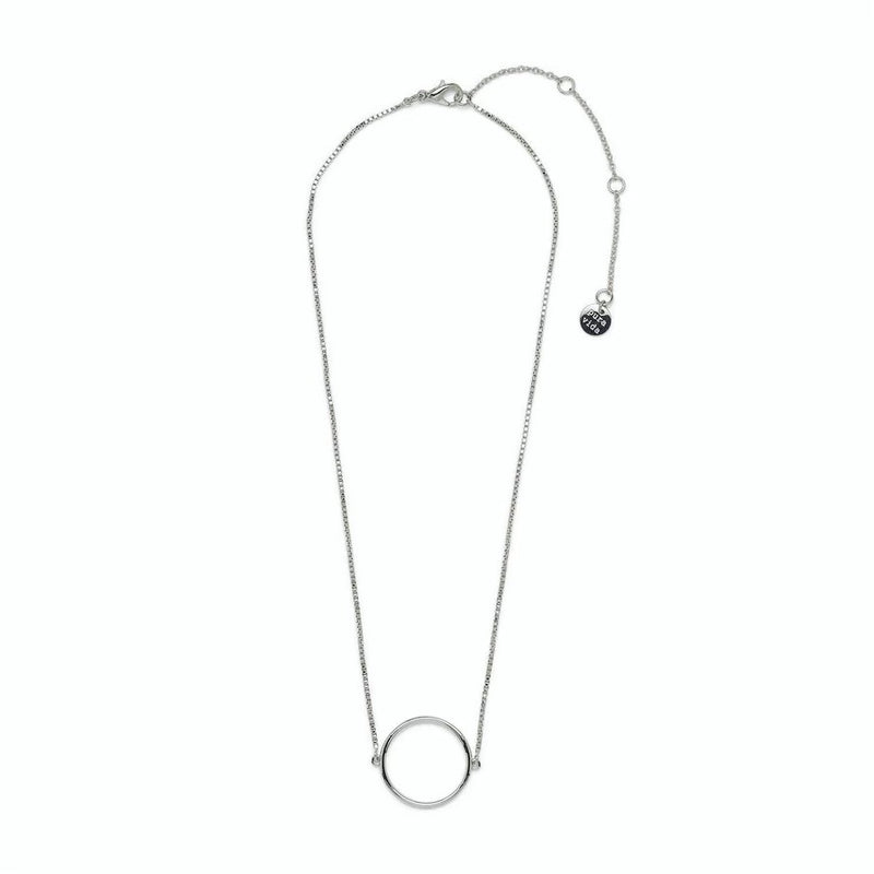 PuraVida, Circle Choker Necklace , Silver - Monogram Market
