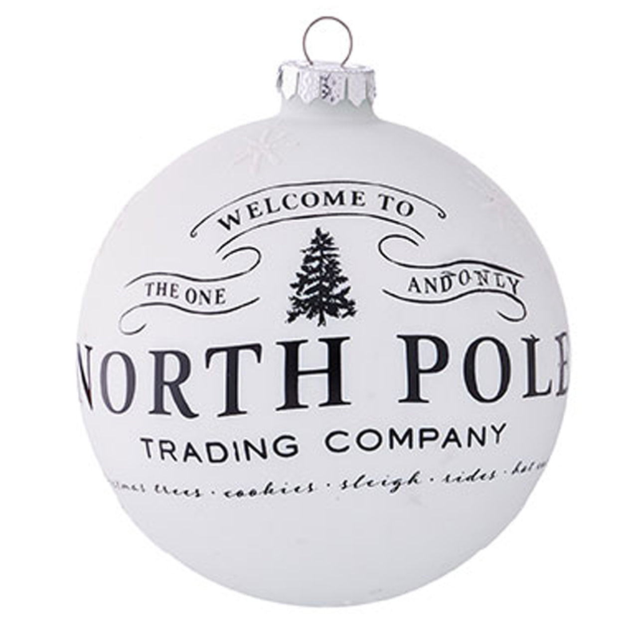 RAZ Black & White Mercantile Christmas Ornament - Thumbnail 4