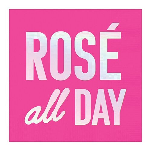 “Rose’ All Day” Cocktail Napkins - Monogram Market