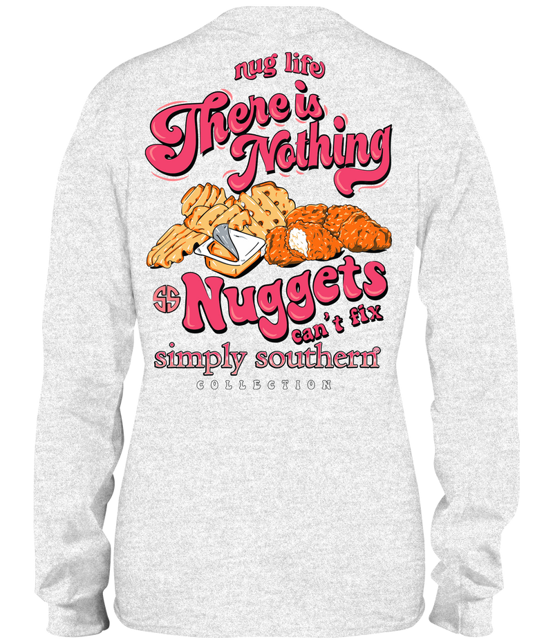 Simply Southern - Nothing Nuggets Can’t Fix, Long Sleeve Tee - Monogram Market