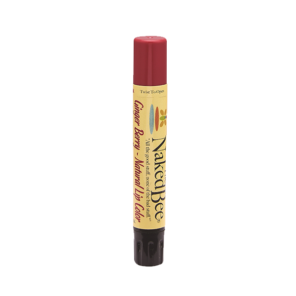 Naked Bee - Ginger Berry Shimmering Lip Color - Monogram Market
