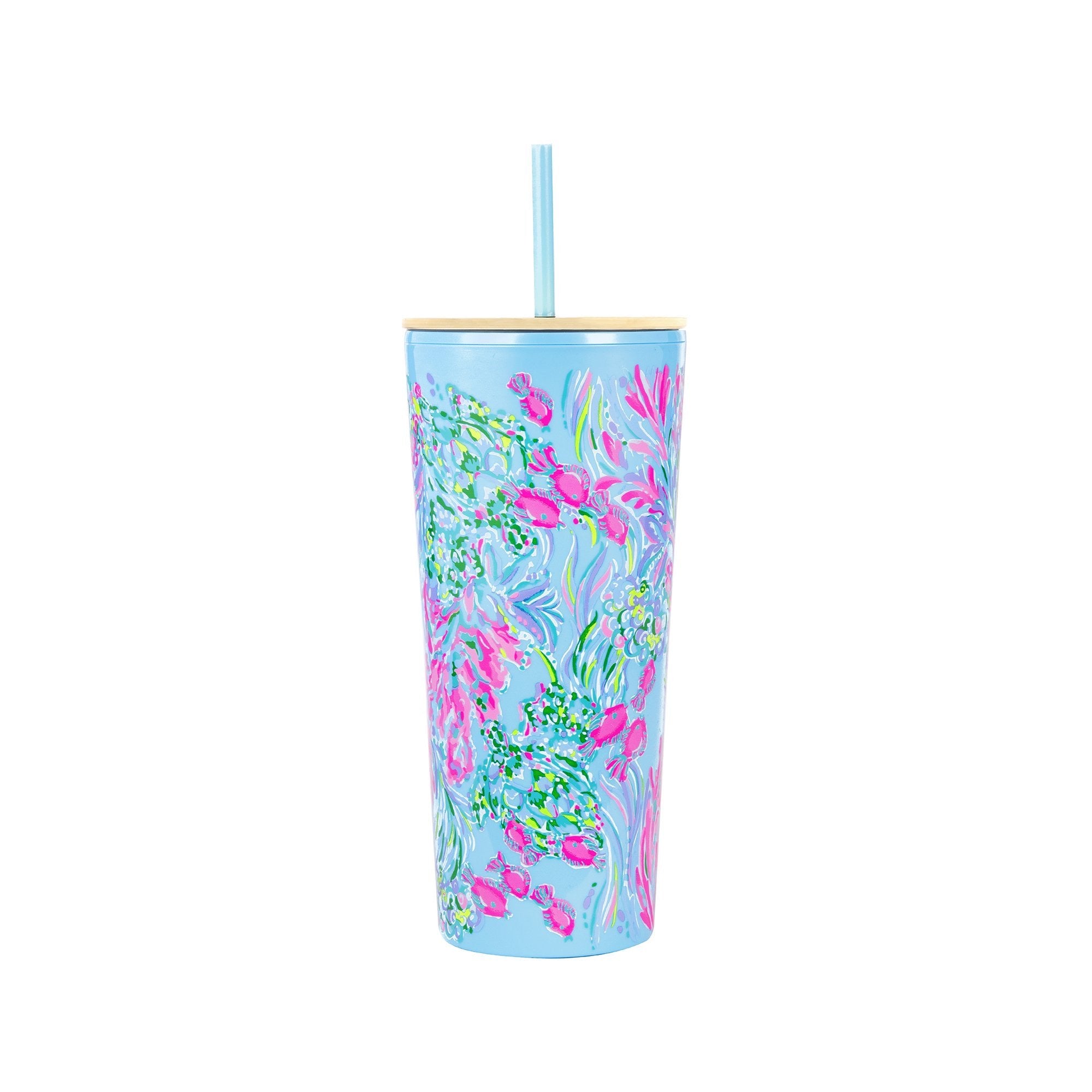 Lilly Pulitzer Acrylic Tumbler with Straw - Thumbnail 2