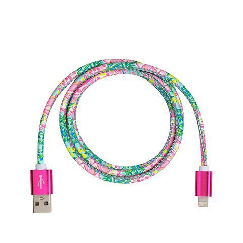 Lilly Pulitzer Charging Cord - Thumbnail 2