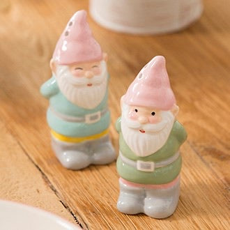 Pastel Gnome Salt and Pepper Shakers