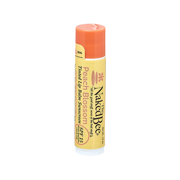 Naked Bee - SPF 15 Orange Blossom Honey Tinted Lip Balm - Peach Blossom - Monogram Market