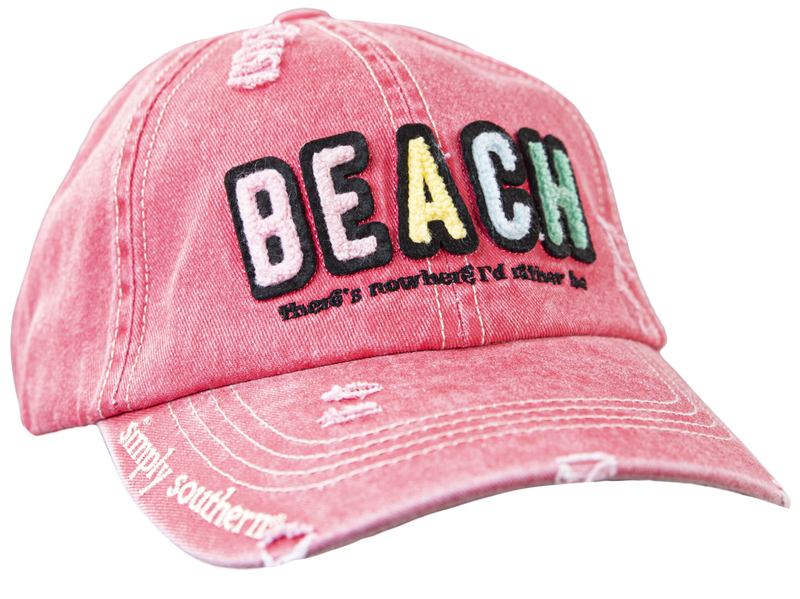 Simply Southern - Chenille Beach Hat - Monogram Market