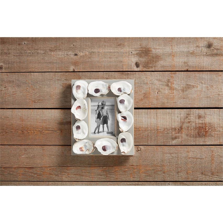 Mud Pie Oyster Shell Shadow Box Frame - Thumbnail 2