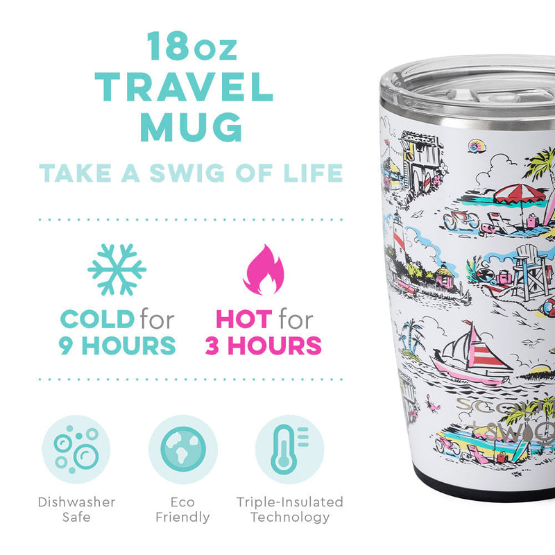 SCOUT + SWIG 18oz Travel Mug, Out of Office - Monogram Market