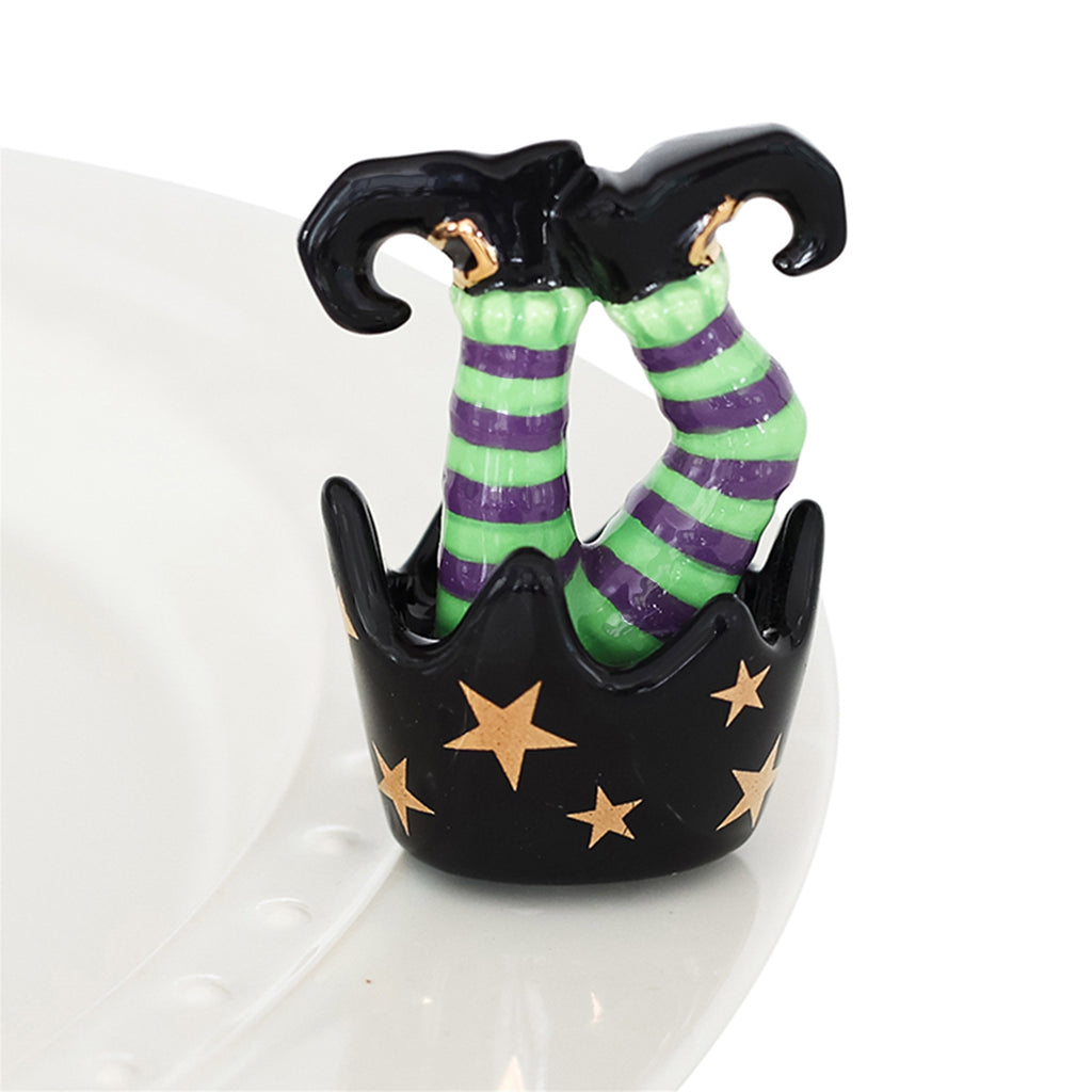 **PRE-ORDER** Nora Fleming - What’s Up, Witches! Witch Feet Mini - Monogram Market