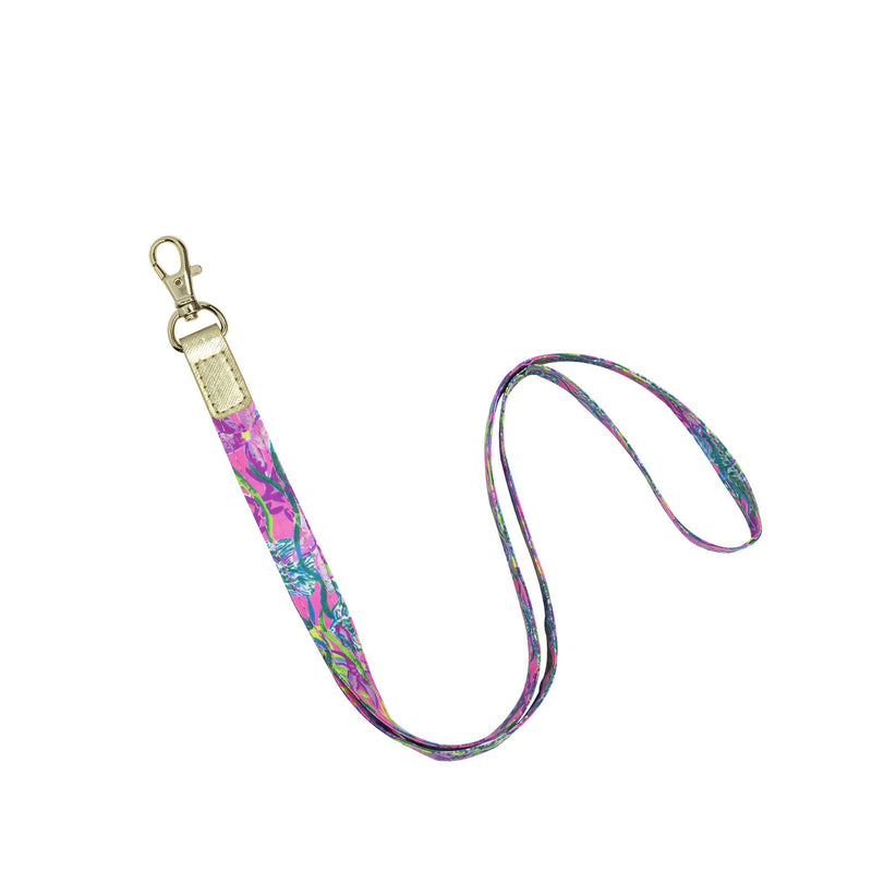 Lilly Pulitzer Lanyard, Party All The Tide - Monogram Market