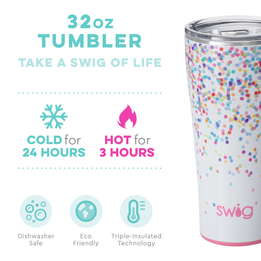 SWIG - 32oz Tumbler, Confetti - Monogram Market