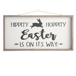 Hippity Hoppity Easter Is On Its Way Wall Hanging - Monogram Market