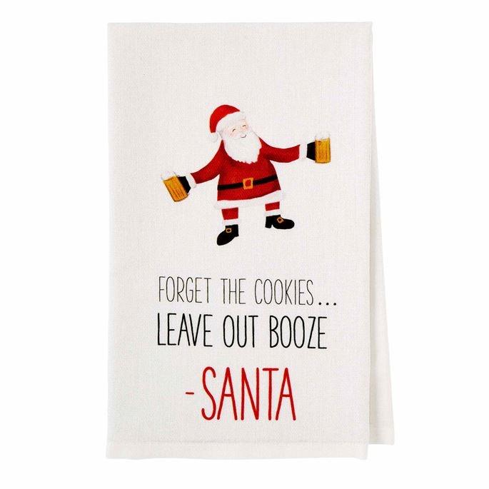 Mud Pie Funny Drinking Christmas Towels - Thumbnail 2