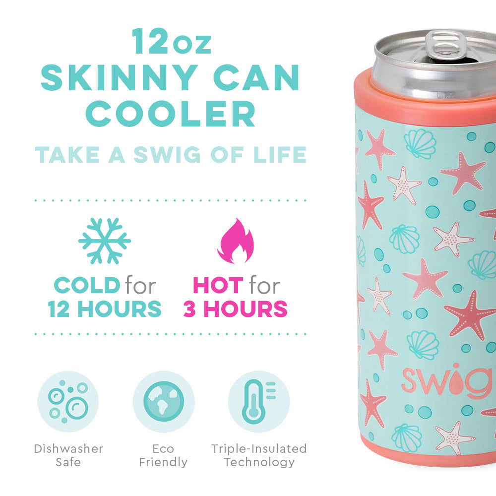 SWIG 12oz Skinny Can Cooler, Starfish - Monogram Market