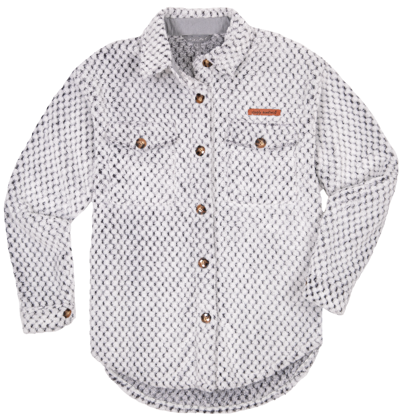 Simply Southern - Shacket Shirt - Frost - Monogram Market