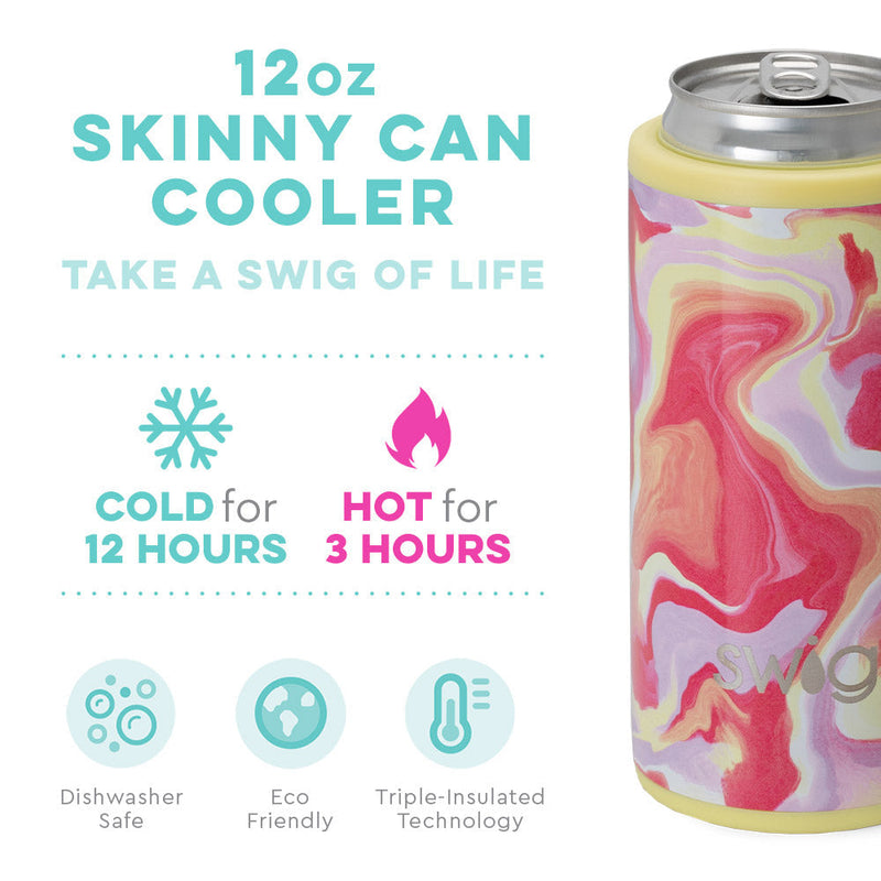 SWIG 12oz Skinny Can Cooler, Pink Lemonade - Monogram Market