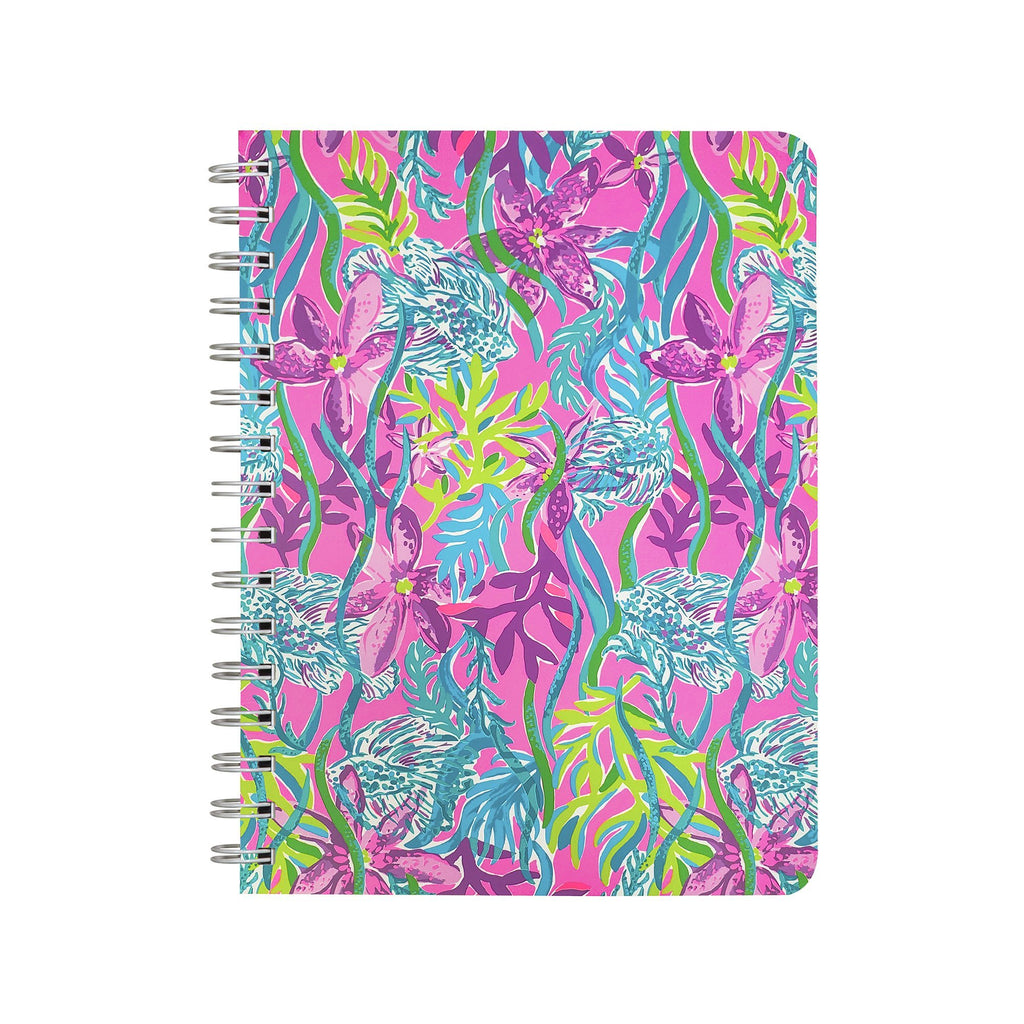 Lilly Pulitzer Mini Notebook, Party All The Tide - Monogram Market