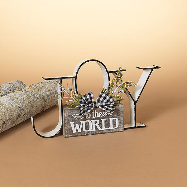 “Joy to the World” Table Top Decor - Monogram Market